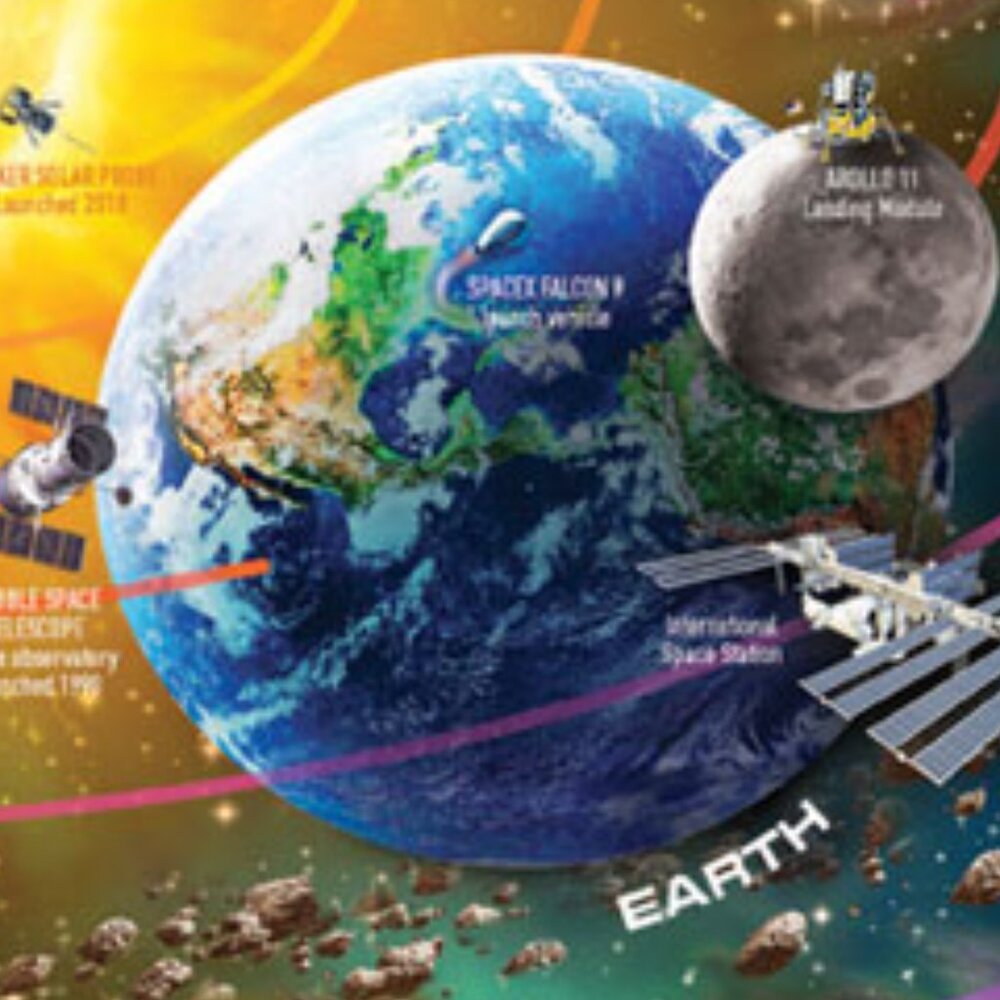 Eurographics 200pcs Puzzle-- Exploring The Solar System New In Box - Picture 10 of 12